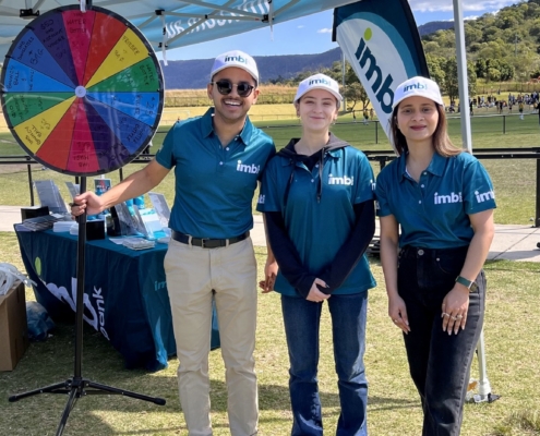 IMB and Buzzy at the Football South Coast Grand Finals