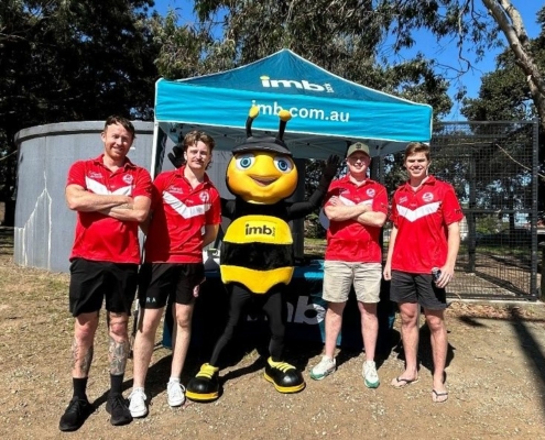IMB crew enjoys a day out with St George AFC Dragons